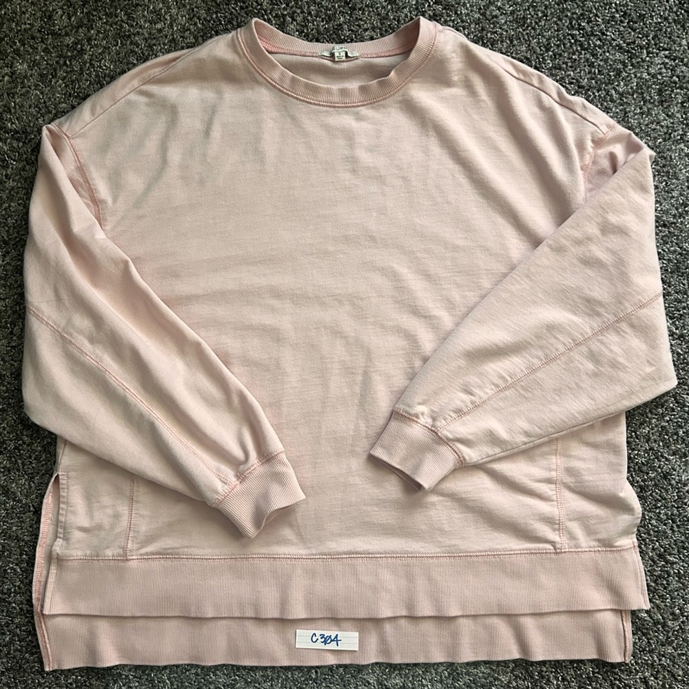 Z Supply Pink Pullover Sweatshirt Women’s Small Casual Long Sleeve